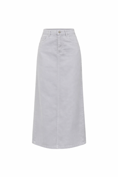 تنورة حجاب رمادية - 