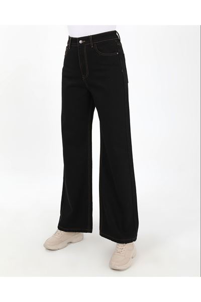 BÜYÜK BEDEN KADIN PANTOLON- SİYAH