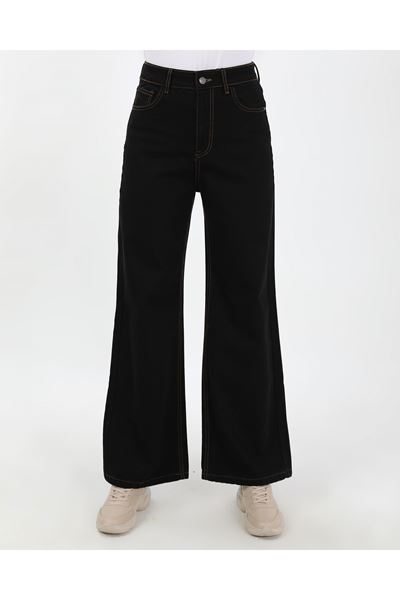 BÜYÜK BEDEN KADIN PANTOLON- SİYAH
