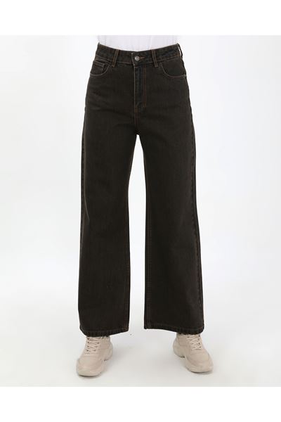 BÜYÜK BEDEN KADIN PANTOLON- KAHVE