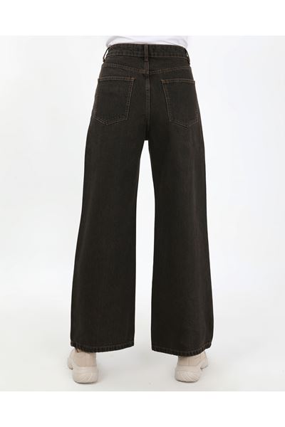 BÜYÜK BEDEN KADIN PANTOLON- KAHVE