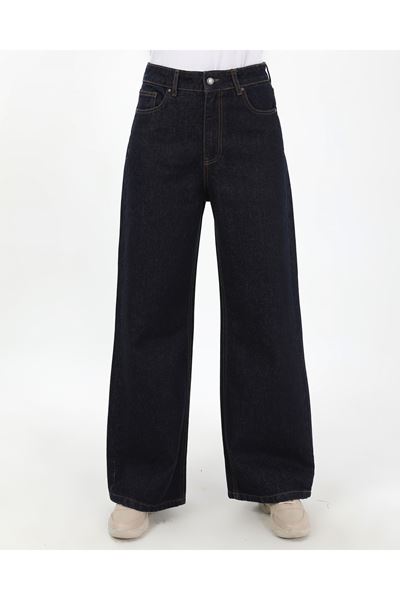 BÜYÜK BEDEN KADIN PANTOLON KOYU LACİVERT