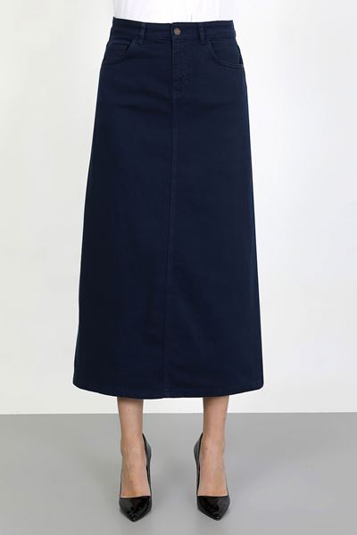 Tesettür Etek Lacivert