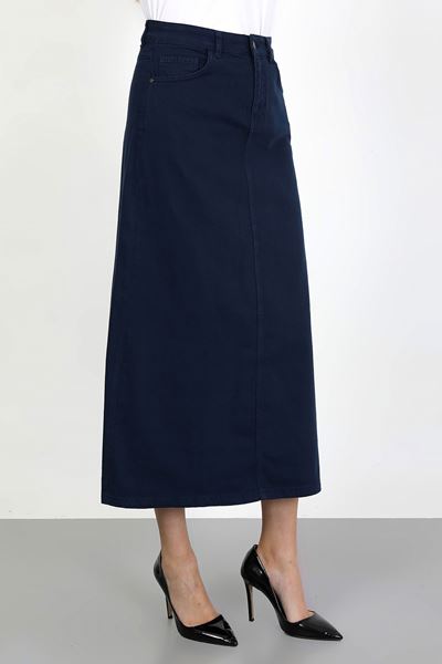 Tesettür Etek Lacivert