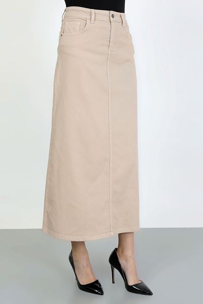 Tesettür Etek Badem