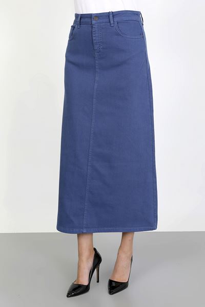 Tesettür Etek İndigo