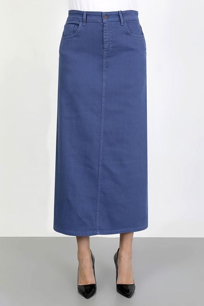 Tesettür Etek İndigo
