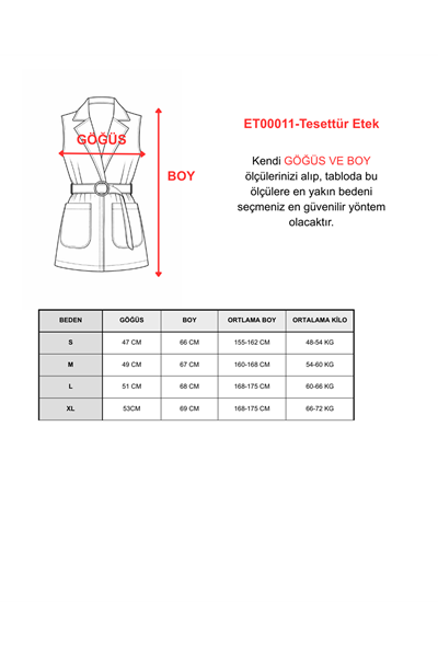 JEAN YELEK - LACİVERT