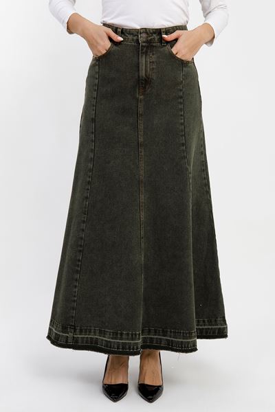 Women's A-Line Denim Skirt