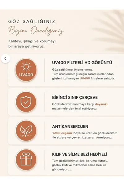 Aurelia Oval Çerçevesiz Metal Kadın Güneş Gözlüğü