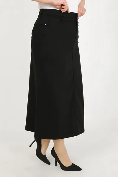 Plus Size Modest Skirt – Navy Blue