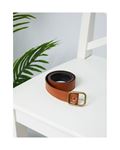 Faux Leather Belt – Tan Tan