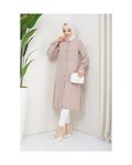 Medina Silk Tunic – Milky Brown