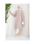 Medina Silk Tunic – Milky Brown