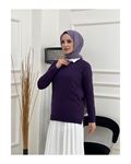 Knit Sweater – Plum