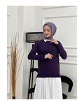Knit Sweater – Plum
