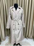 TIE-WAIST TRENCH COAT Beige