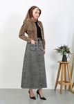 Black hijab skirt