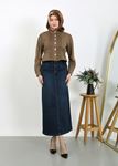 Denim Dark Blue with Pocket Details