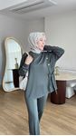 ÇIT ÇIT DETAYLI TAKIM-YEŞİL