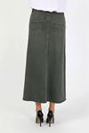 Natural Fabric Star Rivet Denim Skirt Light Blue