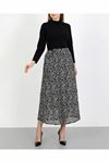 Belted Mevlana Skirt Black