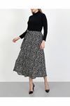 Belted Mevlana Skirt Black