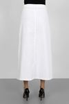 Hijab Skirt White-103