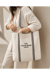 Canvas shoulder bag, dark blue