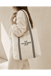 Canvas shoulder bag, dark blue