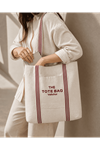 Canvas Shoulder Bag / Claret Red