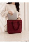 LARGE VOLUME QUILTED HANDBAGS Red