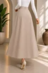 Safari Loft Buttoned Skirt