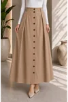 Safari Loft Buttoned Skirt