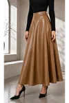 Mevlana Model Deri Etek TABA