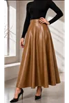 Mevlana Model Deri Etek TABA