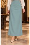Fabric Pencil Skirt Green
