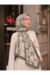DESENLİ ŞAL- SARI YEŞİL