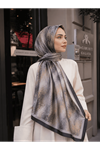 DESENLİ ŞAL- KAHVE